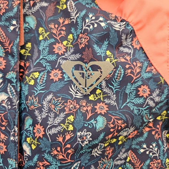 Roxy Toddler Snowsuit Paradise Jumpsuit Grow Technology Fur Collar Blue Pink 2T - Picture 5 of 16